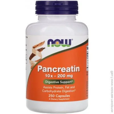      NOW Pancreatin 2000, 250 