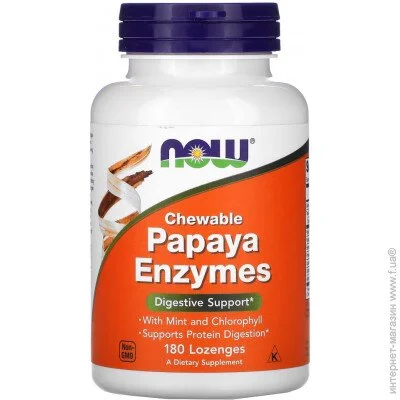     NOW Papaya Enzymes, 180  