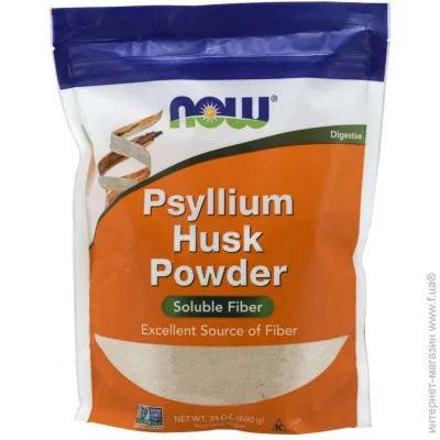     NOW Psyllium Husks Powder, 680 