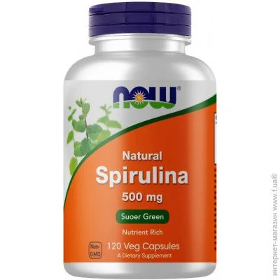     NOW Spirulina 500 mg, 120 