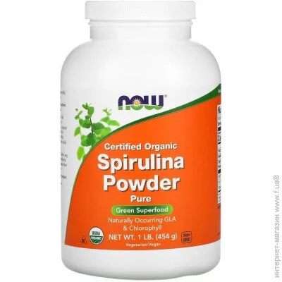     NOW Spirulina Powder Organic, 454 