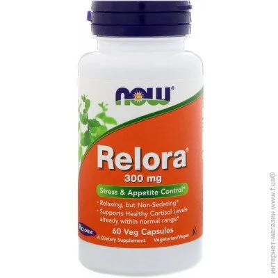  NOW Relora 300 mg 60 Veg Caps (000003269)