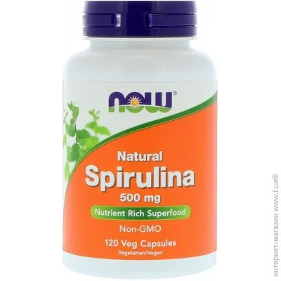   NOW Spirulina 500  - 120   (811797)