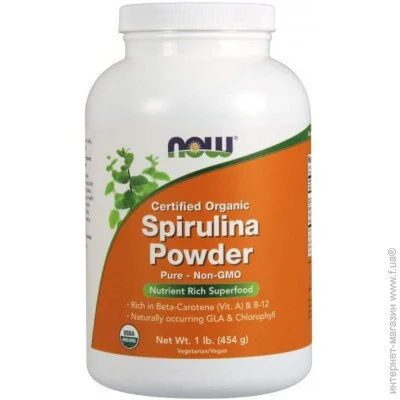   NOW   Spirulina Powder 454    (4384301409)