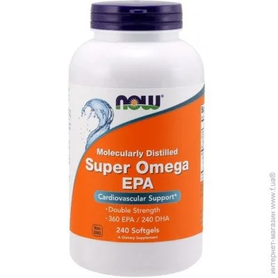   NOW Super Omega EPA 1200 mg 360/240 240 Softgels (000003330)