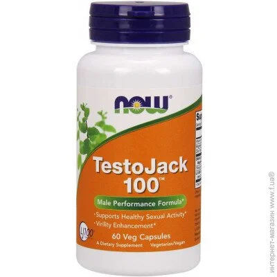   NOW  TestoJack 100 Veg Capsules 60  (4384301140)