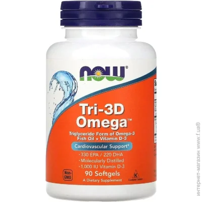   NOW Tri-3D Omega-3 - 90   (815784)