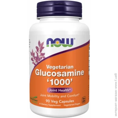   NOW  Veg Glucosamine 1000mg 90 vcaps (1086-2022-10-0697)