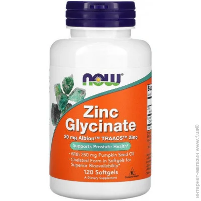    , Zinc Glycinate, Now Foods, 120   (NF1554)
