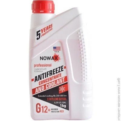   Nowax NOWAX ANTIFREEZEE Concentrate G12+ RED  1Kg (NX01009) 1 
