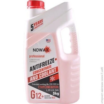   Nowax NOWAX ANTIFREEZEE Concentrate G12+ RED  5Kg (NX05004) 5 