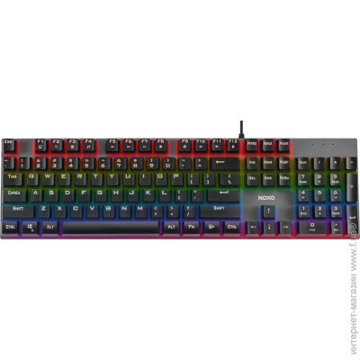  Noxo Retaliation Mechanical gaming keyboard, Blue switches, EN/RU (4770070882085)