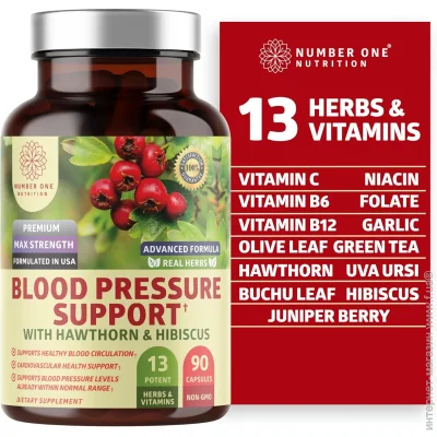  Number One Nutrition  -   '  Blood Pressure Support 90  (4384307974)