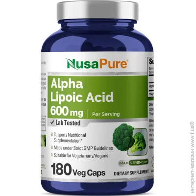   Nusapure -  - Alpha Lipoic Acid 180 