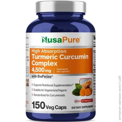   Nusapure      - Curcumin Complex 4,500mg 150 