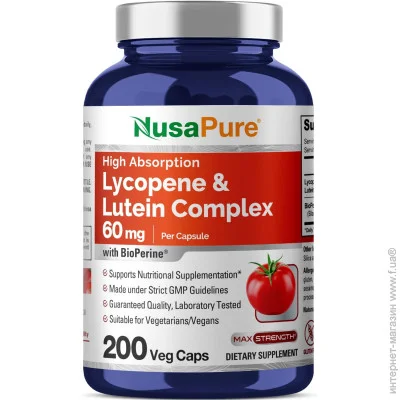   Nusapure     - Lycopene & Lutein Complex 200 
