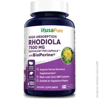   Nusapure   - Rhodiola Rosea 180 