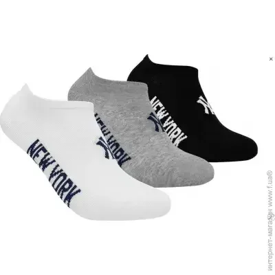 NY  Sneaker 3-pack 39-42 black/white/gray 15100004-1003