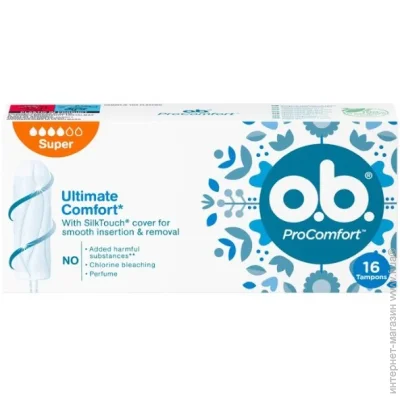 O.B.  ProComfort Super 16 .