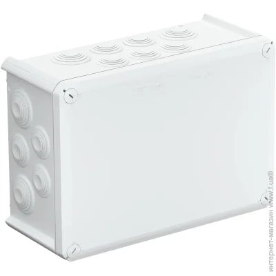 Obo Bettermann Коробка розподільна з кришкою Т-серії з кабельними вводами 285х201х120 самозагасаючий ПВХ 2007125 Obo Bettermann Коробка розподільна з кришкою Т-серії з кабельними вводами 285х201х120 самозагасаючий ПВХ 2007125