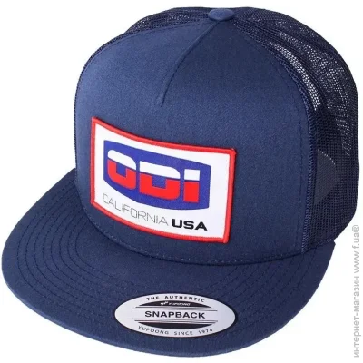  ODI California Hat Flat Bi Navy/White (1106-G05CATDU)