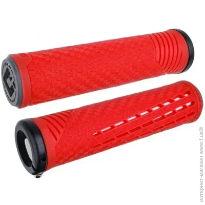  ODI CF Grip v21 Lock-On Red/White (1106-F35CFRW-B)