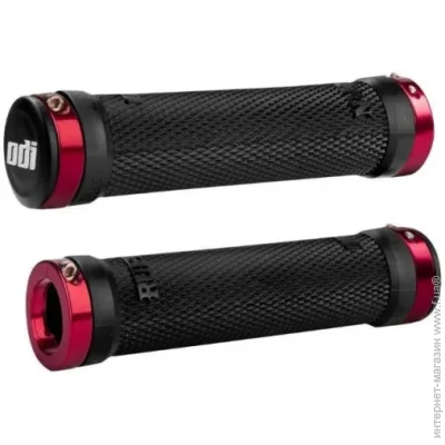  ODI Ruffian MTB Lock-On Bonus Pack Black/Red (1106-D30RFB-R)