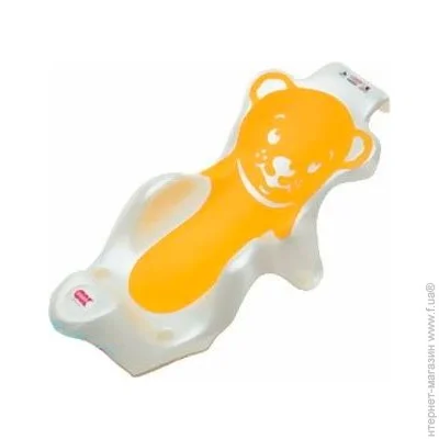 Горка для купания детей Ok Baby Buddy белый с желтым (37942605) - белый пластик, резина Горка для купания детей Ok Baby Buddy белый с желтым (37942605) - белый пластик, резина