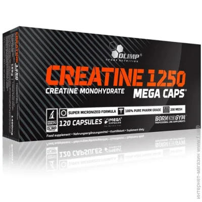  Olimp Creatine Mega Caps 1250 (120 caps) (00976-01)