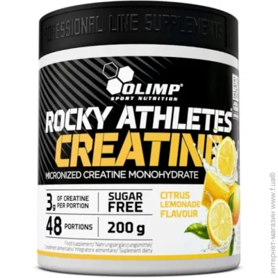   Olimp Rocky Athletes Creatine 200 , Citrus lemonade (00000043391)