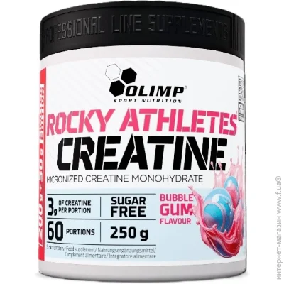   Olimp Rocky Athletes Creatine 250 , Bubble gum (00000043393)
