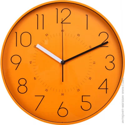 Годинник настінний Optima Настінний годинник Flash помаранчевий d31,5 см O52096 — механізм кварцовий (електронний) — живлення батарейки Годинник настінний Optima Настінний годинник Flash помаранчевий d31,5 см O52096 — механізм кварцовий (електронний) — живлення батарейки