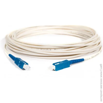 Optolink FTTH SC/UPC-SC/UPC, 3mm, 7m , LSZH, white