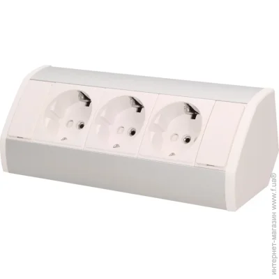 Розетка портативная мебельная тройная с заземлением ORNO шуко бежевый OR-GM-9001/W-G(GS) Розетка портативная мебельная тройная с заземлением ORNO шуко бежевый OR-GM-9001/W-G(GS)