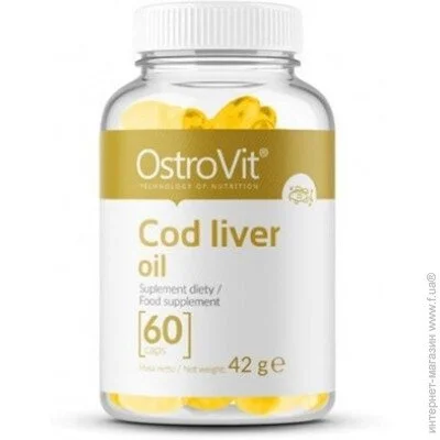   Ostrovit Cod Liver Oil 60 Caps (000011458)