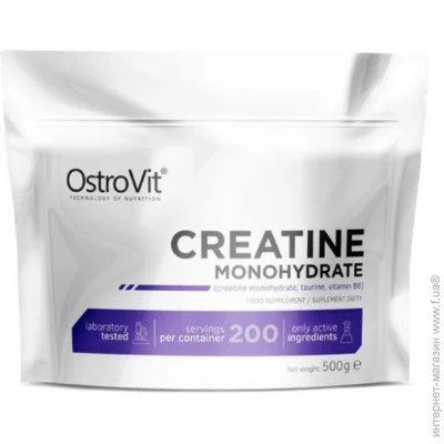   Ostrovit Creatine Monohydrate 500 g /200 servings/ Pure (BAG) (000021004)