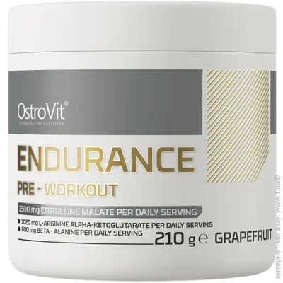 Ostrovit Endurance Pre-Workout 210 g /30 servings/ Grapefruit (000025015)