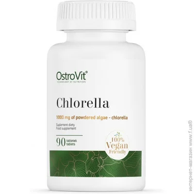 Специальная добавка Натуральная добавка OstroVit Chlorella, 90 таблеток Специальная добавка Натуральная добавка OstroVit Chlorella, 90 таблеток