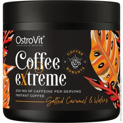 Заменитель питания OstroVit Coffee Extreme, 150 грамм Соленая карамель и вафли Заменитель питания OstroVit Coffee Extreme, 150 грамм Соленая карамель и вафли