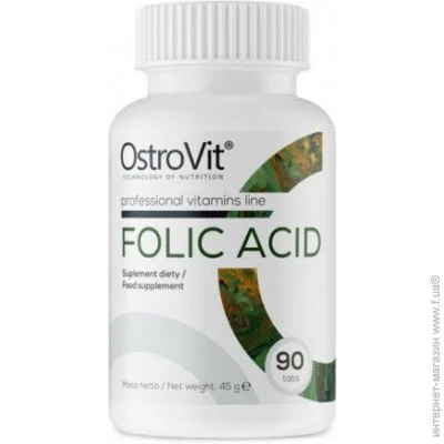   볺  OstroVit Folic Acid 90 tabs (00000022816)