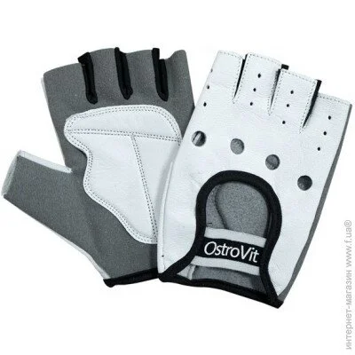   OstroVit Gloves, White/Grey L