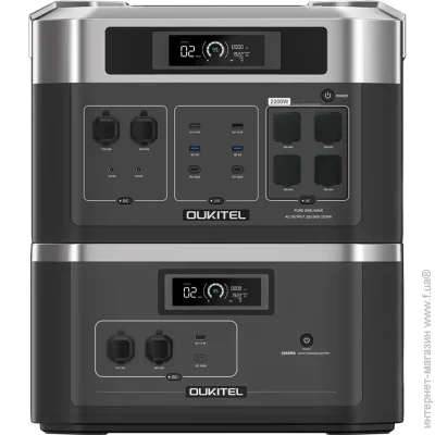   Oukitel BP2000E 2000W 2048Wh + B2000E 2048Wh LiFePO4  ,  (BP2000E+ B2000E)