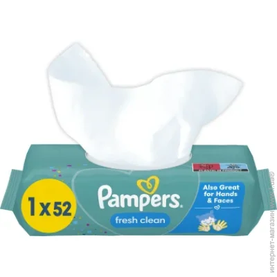   Pampers Fresh Clean 52. (8001841041360)