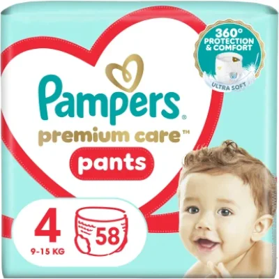- Pampers Premium Care Pants Maxi  4 (9-15 ) 58  (8001090759993)
