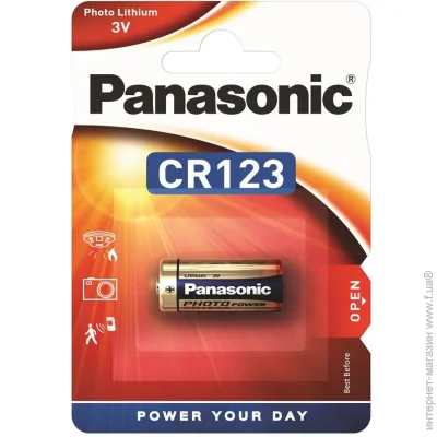  Panasonic CR123 Lithium (CR-123AL/1BP)