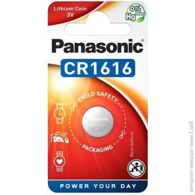  Panasonic CR1616 Lithium (CR-1616EL/1B)