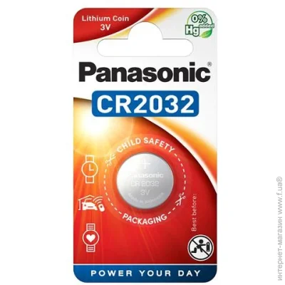  Panasonic CR2032 Lithium (CR-2032EL/1B)