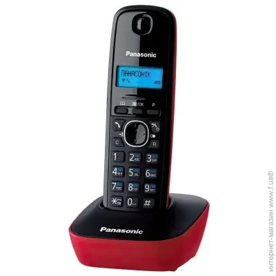  Panasonic KX-TG1611 Black/Red (KX-TG1611UAR)