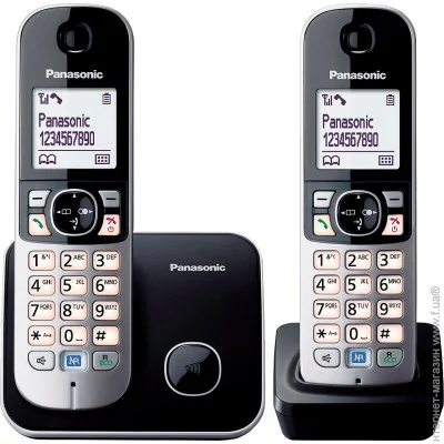  Panasonic KX-TG6812 Black (KX-TG6812UAB)