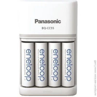 Panasonic   Smart-Quick Charger+Eneloop 4AA 2000 mAh NI-MH (K-KJ55MCD40E)